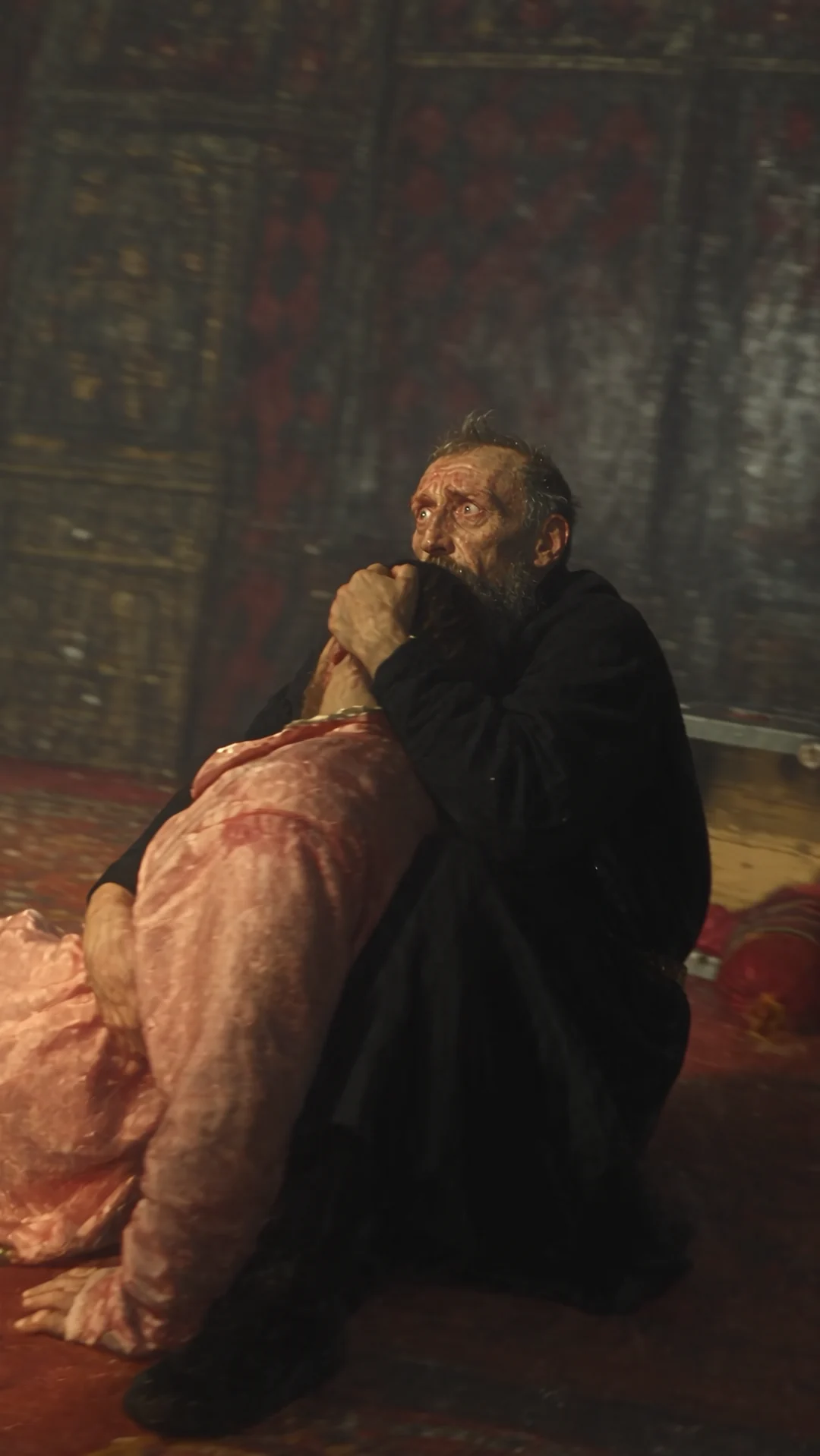An imagined reverse view of the chamber within the Ivan artwork film