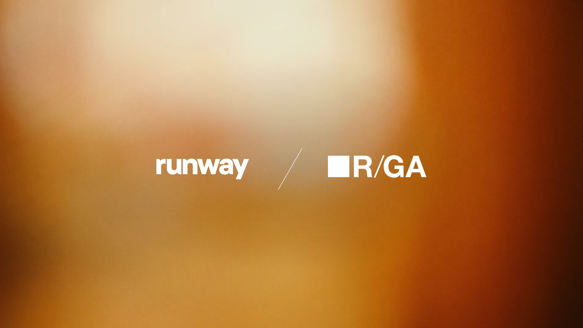 Runway and R/GA logos on the official Forever Founder launch artwork