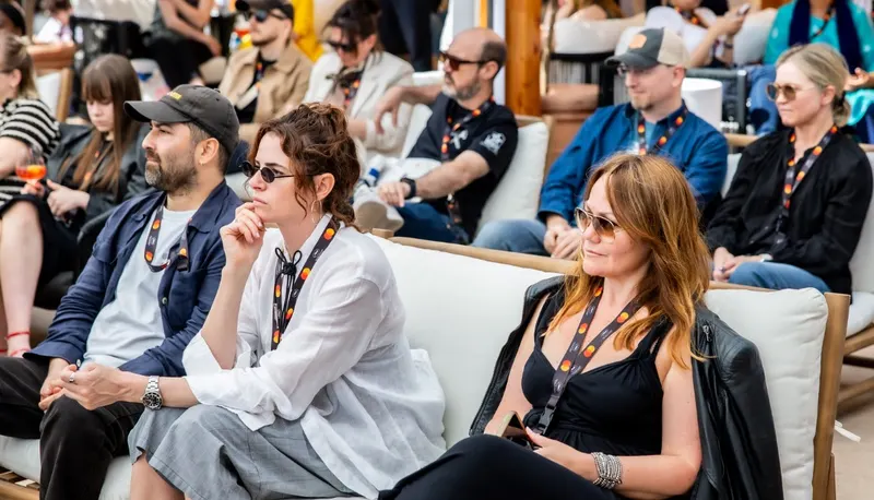 Audience at the Cannes AI for Talent Summit during Marché du Film