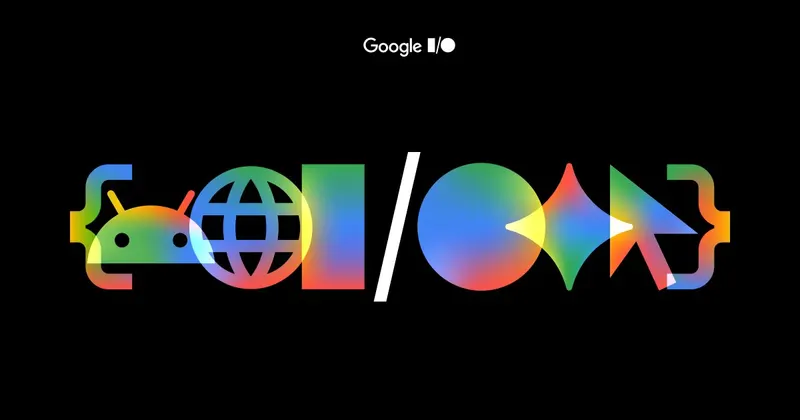 Google I/O 2026 social card with event branding