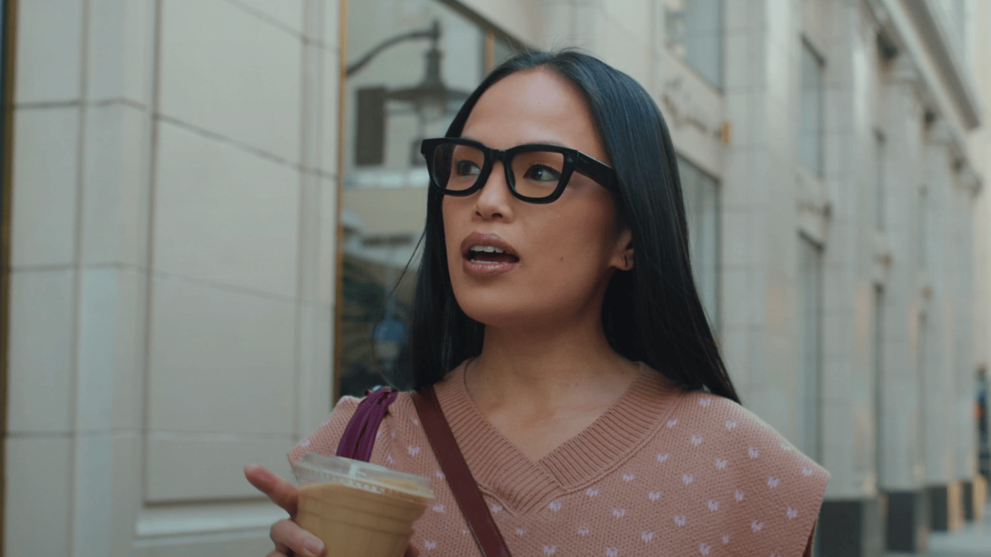 Android XR glasses demo screenshot